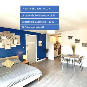  Appartement Centre 30m2 Calme Cour Intérieure Vélo Netflix
